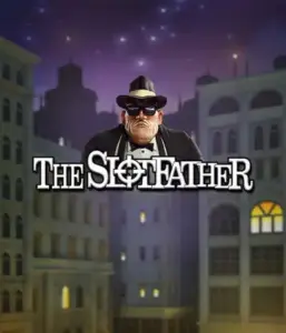 Enter the shadowy realm of The Slotfather game by Betsoft, featuring a commanding mafia boss standing against a moonlit cityscape. This image conveys the dramatic essence of the organized crime, with the boss clad in a traditional black suit and hat. Great for lovers of gangster-themed games, providing a captivating adventure. 